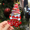 Christmas Light Grandma Gnome With Grandkids Name in Heart Personalized Acrylic Ornament HTN07SEP23CT3