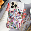 Memorial Butterflies Upload Photo A big piece of my heart lives in Heaven Personalized Phone case CTL27MAR24CT1