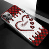 Christmas Heart Grandma Mom Nana Personalized Phone Case CTL24OCT23CT2 Silicone Phone Case HumanCustom - Unique Personalized Gifts Made Just for You