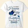 I Know Heaven Is A Beautiful Place Memorial Personalized 3D T-Shirt CTL18APR24CT1