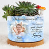 Upload Photo Hands Of God Memorial Gift Family Loss Personalized Ceramic Plant Pot HLD25APR23MD1 Ceramic Plant Pot Humancustom - Unique Personalized Gifts