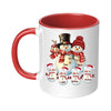 Couple Snowman Christmas Grandma Grandpa With Grandkids Personalized Accent Mug HTN02NOV23CT3 Accent Mug HumanCustom - Unique Personalized Gifts Made Just for You