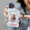 Memorial Upload Photo Wings Heaven, In Loving Memory A Big Piece Of My Heart Lives In Heaven Personalized Phone Case LPL26DEC23CT1