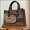 Personalized Sweet Heart Grandma Mom Kids Leather Handbag CTL05FEB24TT1