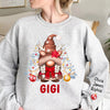 Christmas Gnome Nana Mom Custom Kids Name On Sleeve Personalized Sweatshirt CTL20NOV23TT1