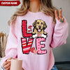 Love Dog Pet Personalized Sweatshirt Hoodie T-shirt CTL25DEC23TT4