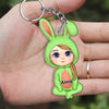 Easter Bunny Cute Kid Personalized Acrylic Keychain HTN01FEB24VA2