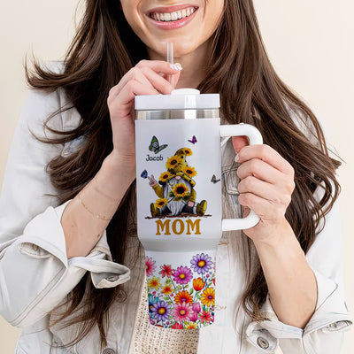 Personalized Tumbler For Mommy From Daughter Son Mommy Bunny And Kids Eggs  Color Striped Custom Name…See more Personalized Tumbler For Mommy From