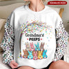 Grandma's Peeps Easter Bunny Personalized 3D Sweatshirt HTN06FEB24NY2