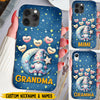 Grandma Gnome With Sweet Heart Grandkids Night Sky Personalized Phone case HTN08JAN24VA2