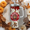 Christmas Gingerbread Grandkids Personalized Tumbler With Straw Gift for Grandmas Moms Aunties HTN11DEC23NA1
