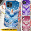 Upload Photo Memorial A Big Piece Of My Heart Lives In Heaven Personalized Phone case HTN14DEC23VA2