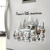 Grandma's little snowmen White Christmas Truck Personalized Decal Sticker HTN14NOV23TT1