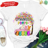 Grandma's Peeps Easter Truck Personalized White T-shirt and Hoodie HTN16FEB24TT2