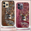 Deer Hunting Camo Leather Pattern Personalized Phone case HTN20FEB24VA2