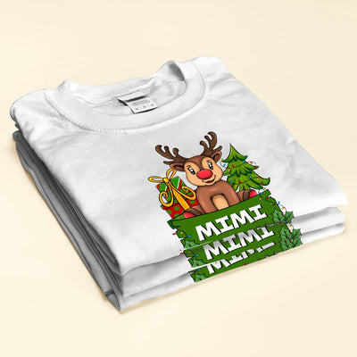 Christmas Reindeer Grandma Nana Personalized Shirt HTN21NOV23VA1