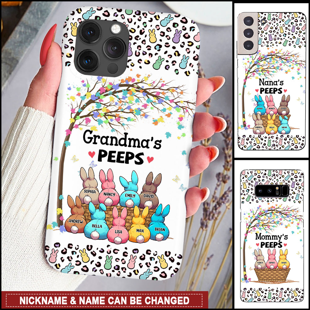 Grandma's Peeps Easter Bunny Personalized Phone case HTN26JAN24NY2