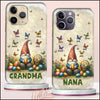 Easter Grandma Gnome With Butterflies Grandkids Personalized Phone case HTN26JAN24VA2
