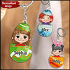 Easter Egg Bunny Peeps Cute Kids Personalized Acrylic Keychain Gift for Grandmas Moms HTN30JAN24TT1