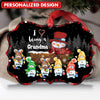 Christmas Night Cute Snowman Grandma Mom Kids Personalized Ornament LPL02OCT23TP1