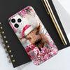 Christmas Pinky Baby Highland Cow, Love Cow Breeds Cattle Farm Personalized Phone Case LPL25OCT23VA1