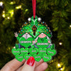 Colorful Noel Light Christmas Gnome Pappy Nana Daddy Mommy Sweet Heart Kids Personalized Ornament LPL27NOV23VA1