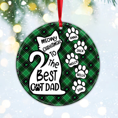 Best Cat Mom/ Cat Dad Christmas Ornament - NTD06OCT23TT1