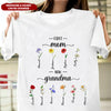 Birth Month Flower Gift For Grandma Personalized T-shirt & Hoodie - NTD21DEC23VA1