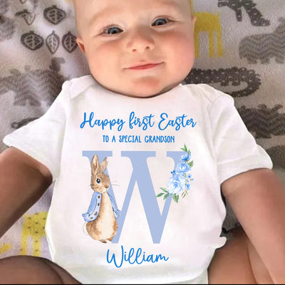 Happy First Easter To A Special Granddaughter/Grandson - Baby Onesie NTD23FEB24TT1