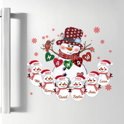 Personalized Grandma With Kids Decal For Christmas Decoration - NTD25OCT23VA2