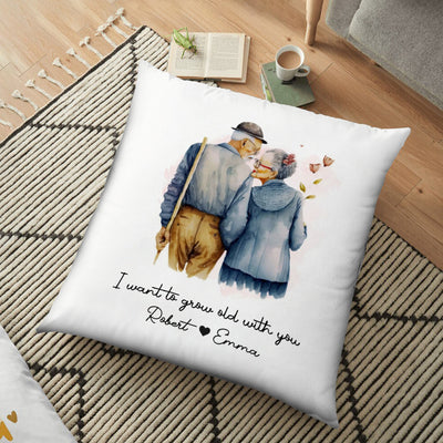 I want to grow old with you - Personalized Pillow - NTD30JAN24TT2