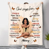 Daughter God Says I Am Personalized Fleece Blanket NVL02DEC23NA1