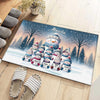 Christmas Night Happy Snowman Grandma Mom Kids Personalized Doormat NVL15NOV23VA6