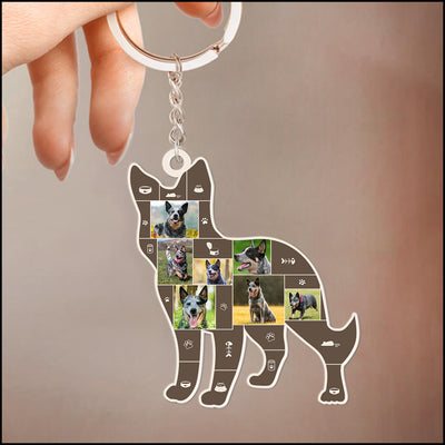Personalized Photo Dogs Acrylic Keychain NVL21NOV23NA1