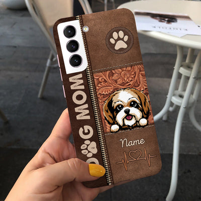 Dog Personalized Phone case, Personalized Gift for Dog Lovers, Dog Dad, Dog Mom CTL22FEB24CT1