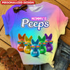 Grandma's Favorite Peeps Colorful Personalized 3D T-shirt VTX12MAR24TP1