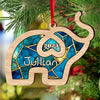 Elephant Personalized Wood Custom Shape Ornament VTX13NOV23NA1
