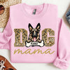 Dog Mama Glittery Leopard Pattern Personalized Sweatshirt VTX19JAN24TT4