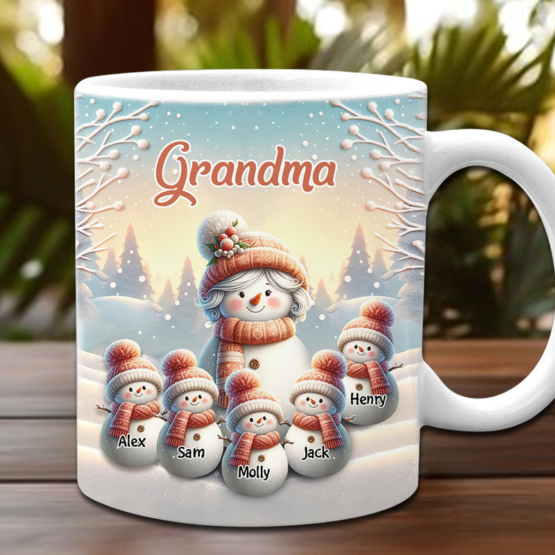 Snowman Christmas Mug Personalized Christmas Mug Christmas 