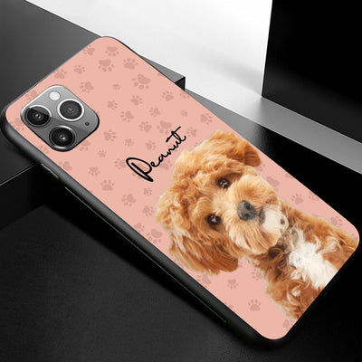 Custom Pet Photo Silicone Phone Case Gift For Dog Lovers/ Cat Lovers VTX27DEC23VA1