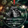 Pregnancy Announcement Upload Ultrasound Photo Acrylic Ornament Gift For Grandparents VTX20NOV23TP1