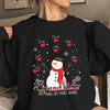 Christmas Snowman Grandma, Heart Grandkids Make Life More Grand Personalized Sweatshirt LPL18NOV23TP1