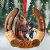 Personalized Upload Photo Gift For Horse Lovers I Love My Horse Acrylic Ornament LPL17OCT23TP3