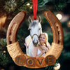 Personalized Upload Photo Gift For Horse Lovers I Love My Horse Acrylic Ornament LPL17OCT23TP3