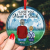 Personalized Grandma Grandkids We Love You To The Moon And Back Ornament NVL10NOV23TP1
