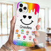Cute Grandma Mom Smile Face Flower Kids Personalized Phone Case LPL29NOV23TP5