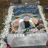 In Loving Memory Upload Photo Heaven Gate Personalized Memorial Grave Blanket VTX02MAR24TP1