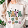 Saint Patrick Lucky Nana Mom Little Shamrock Kids Personalized Sweatshirt LPL03FEB24TP1