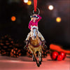 Upload Photo Horse Riding, Love Horse Breeds Personalized Ornament LPL12OCT23TP3