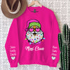 Cute Christmas Santa With Sunglasses Nana Mom Claus Personalized Sweatshirt LPL01NOV23TP3